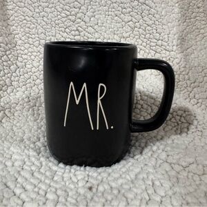 Rae Dunn MR Mug Black Artisan Collection Coffee Cup